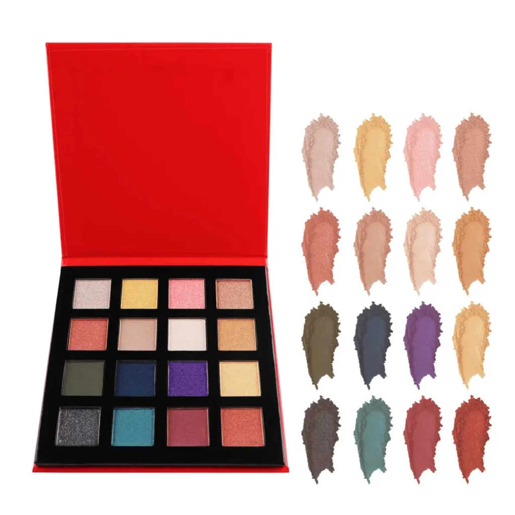 sixteen colour Eyeshadow palette