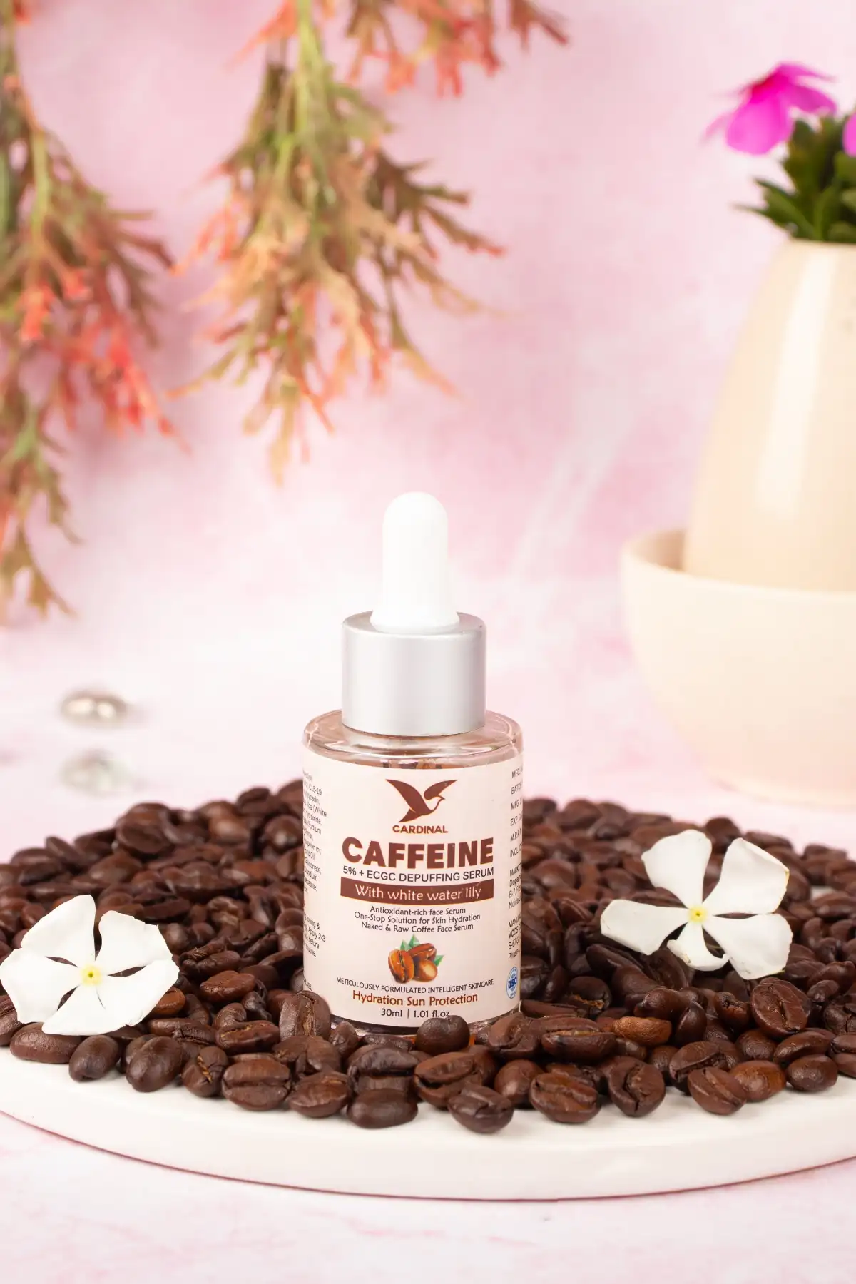 Caffeine Coffee flavor face serum