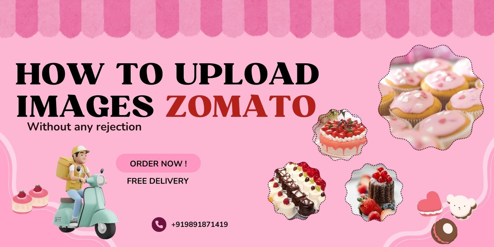 How to Upload images Om Zomato
