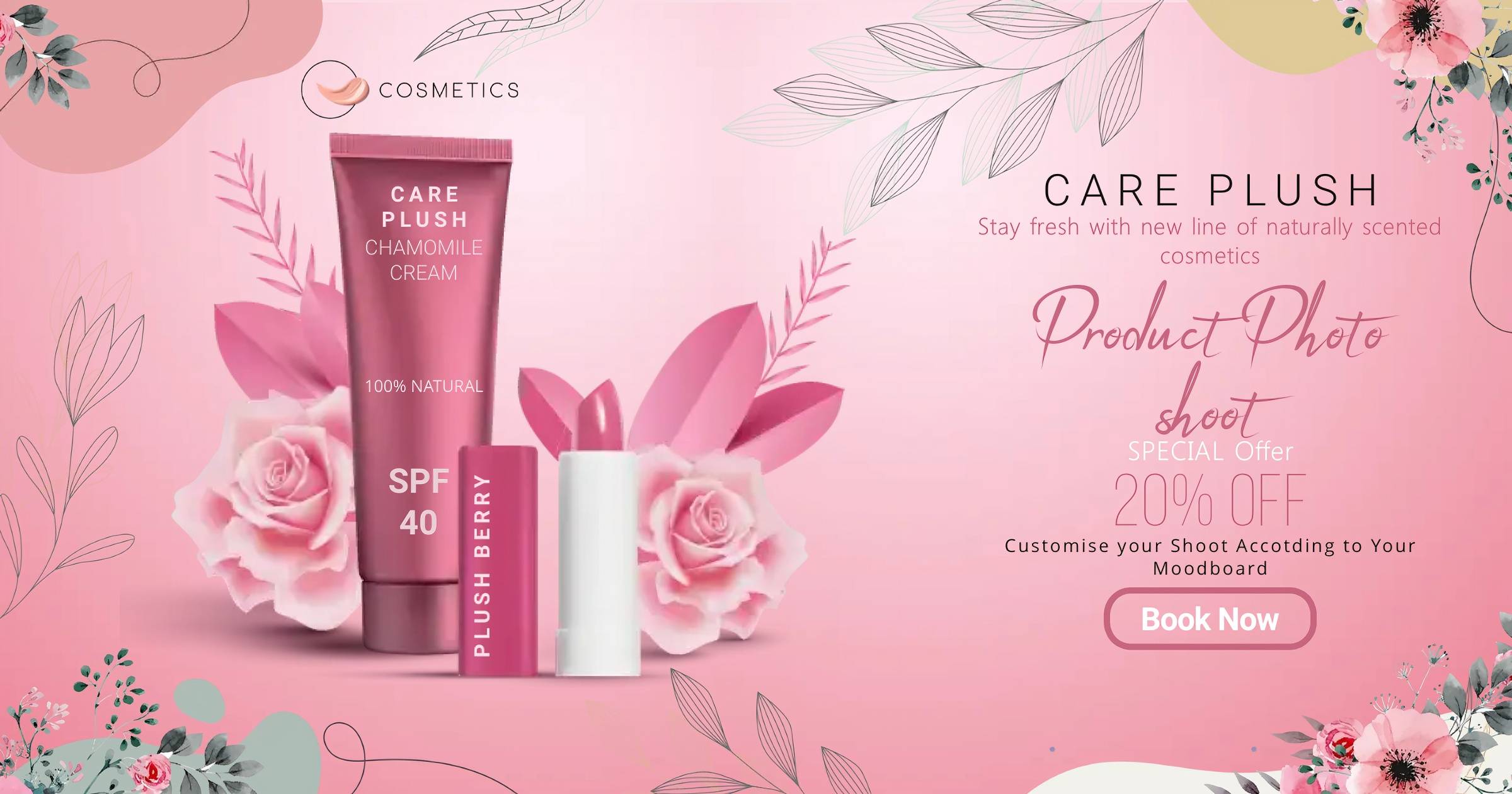 Pink New Cosmetics Line